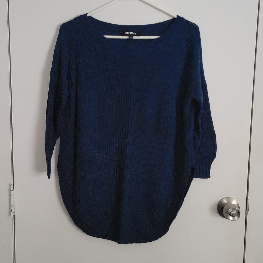 Express navy blue sweater